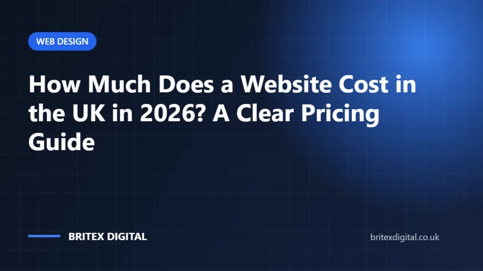 How Much Does a Website Cost in the UK in 2026? A Clear Pricing Guide